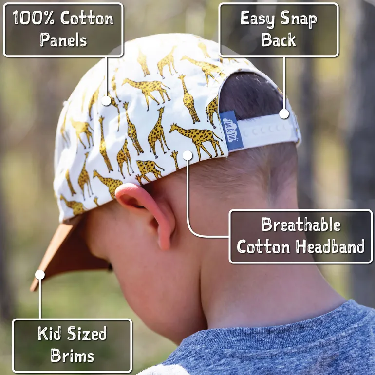 Kids Lite Baseball Caps | Black