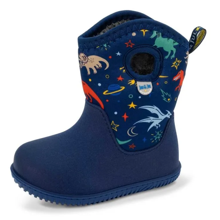 Kids Lite Waterproof Boots | Space Dinos