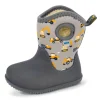 Kids Lite Waterproof Boots | Grey Construction