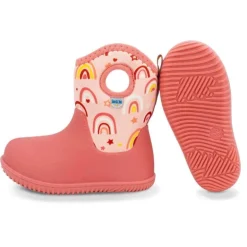 Kids Lite Waterproof Boots | Pink Rainbow