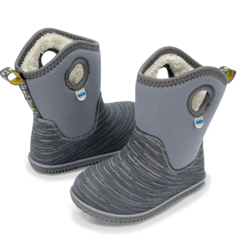 Kids Lite Waterproof Boots | Grey Birch