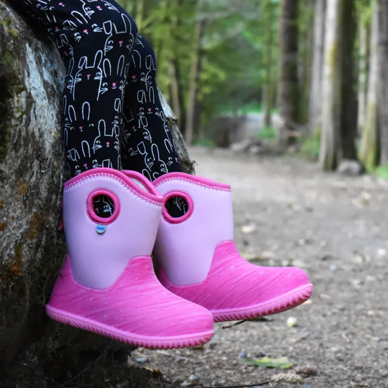 Kids Lite Waterproof Boots | Pink Birch