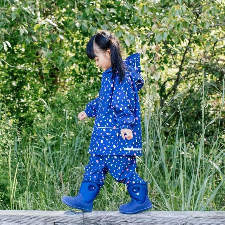 Kids Lite Waterproof Boots | Navy Birch