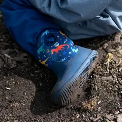 Kids Lite Waterproof Boots | Space Dinos