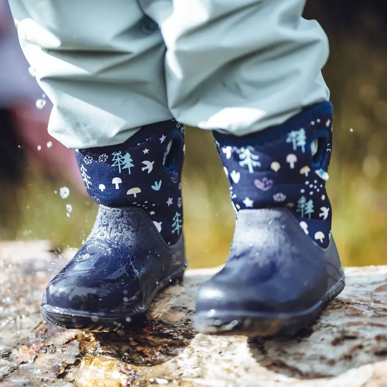 Kids Lite Waterproof Boots | Navy Forest