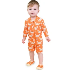 Kids One Piece UV Sun Suit | Crabby Crab