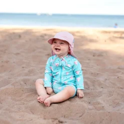 Kids One Piece UV Sun Suit | Watermelon