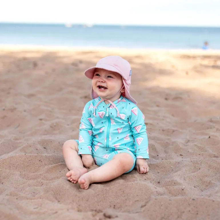 Kids One Piece UV Sun Suit | Watermelon