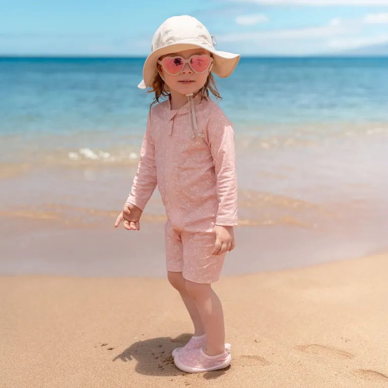 Kids One Piece UV Sun Suit | Pink Prairie
