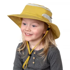 Kids Packable Hiking Hats | Yellow