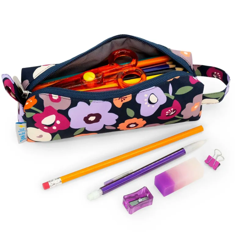 Kids Pencil Case | Winter Flowers