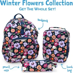 Kids Pencil Case | Winter Flowers