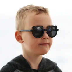 Kids Polarized Bear Sunglasses | Black