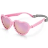 Kids Polarized Heart Sunglasses | Peachy Pink