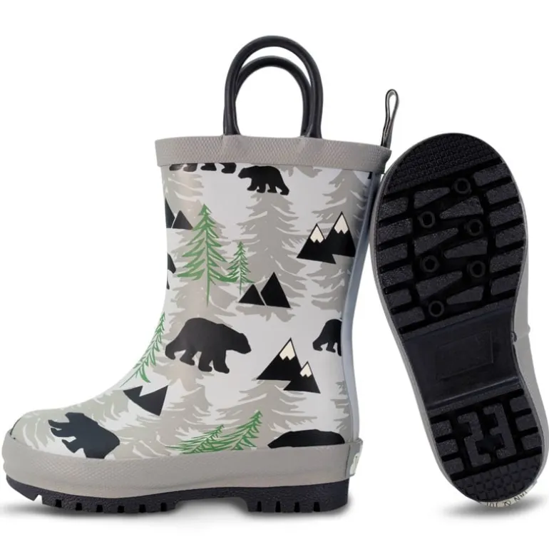 Kids Rubber Rain Boots | Bear