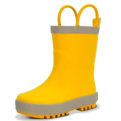 Kids Rubber Rain Boots | Yellow
