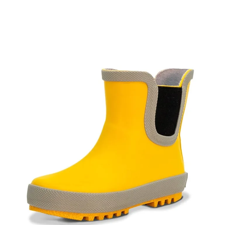 Kids Rubber Rain Boots | Yellow