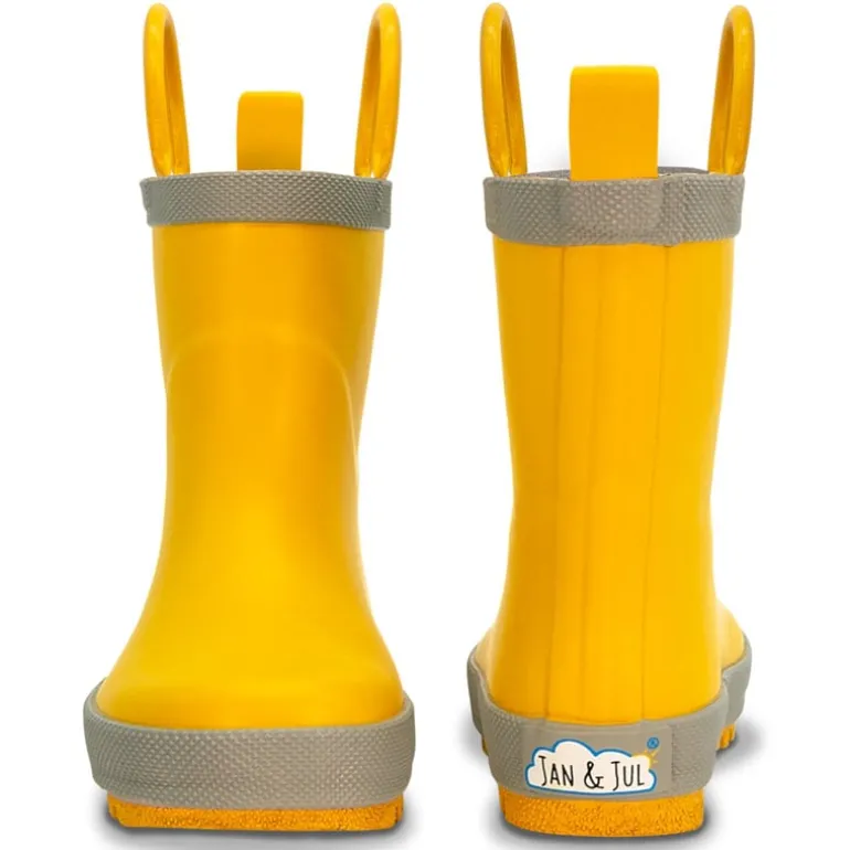 Kids Rubber Rain Boots | Yellow