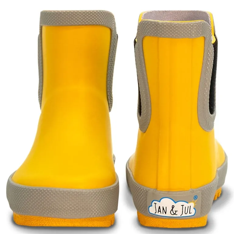 Kids Rubber Rain Boots | Yellow