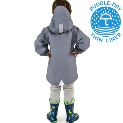Kids Shell Jacket | Heather Grey
