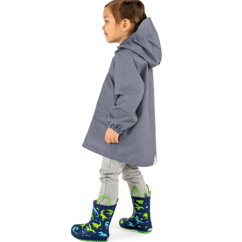 Kids Shell Jacket | Heather Grey