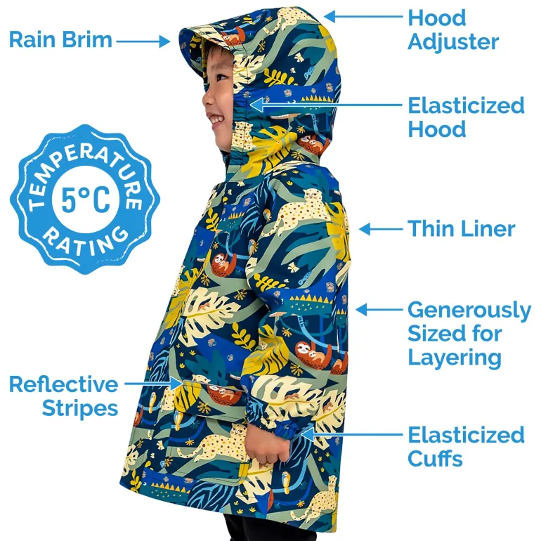 Kids Shell Jacket | Nebula Blue
