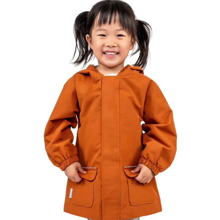 Kids Shell Jacket | Terracotta