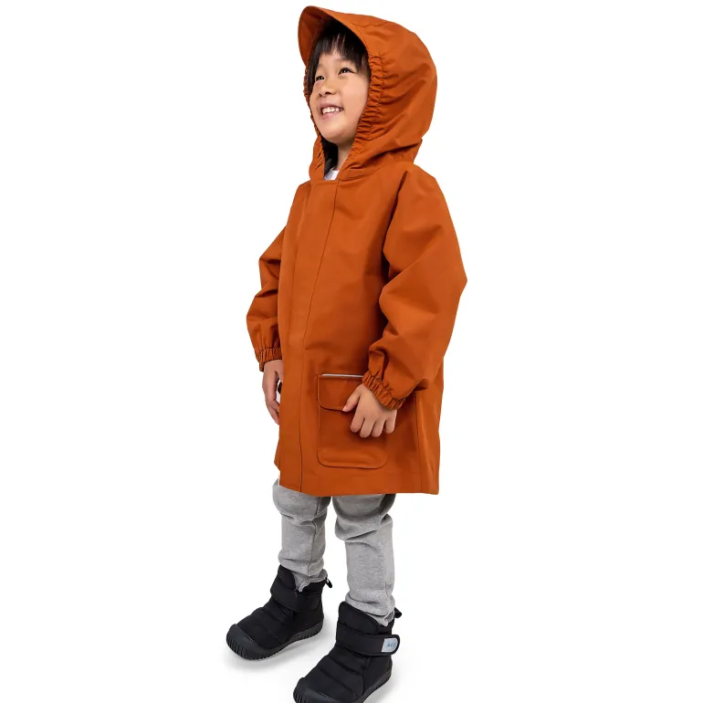 Kids Shell Jacket | Terracotta