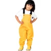 Kids Single Layer Rain Overalls | Yellow