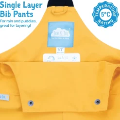 Kids Single Layer Rain Overalls | Prairie Flowers