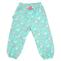 Kids Single Layer Rain Pants | Unicorn