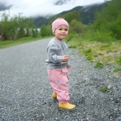 Kids Single Layer Rain Pants | Dusty Pink