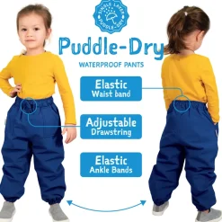 Kids Single Layer Rain Pants | Terracotta