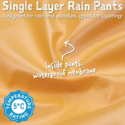 Kids Single Layer Rain Pants | Lavender