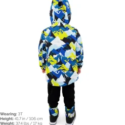 Kids Ski Jacket | Neon Peaks