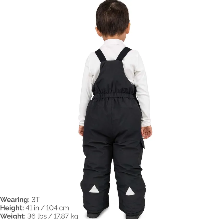 Kids Snow Overalls | Black