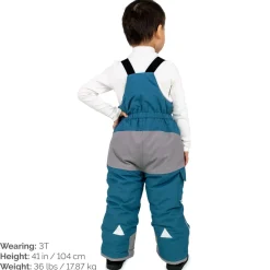Kids Snow Overalls | Deep Blue
