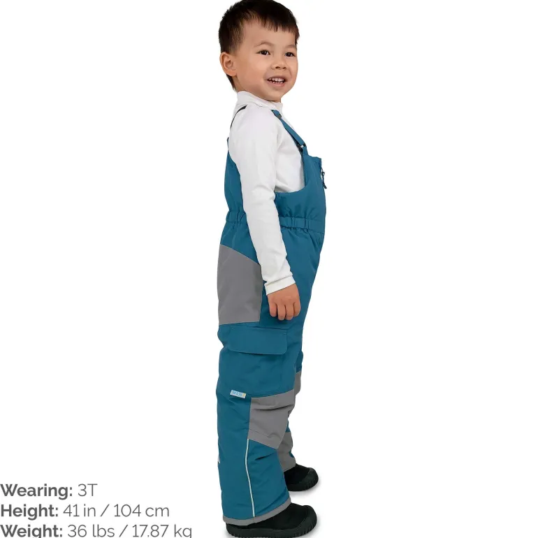 Kids Snow Overalls | Deep Blue