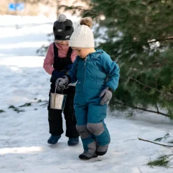 Kids Snow Overalls | Deep Blue