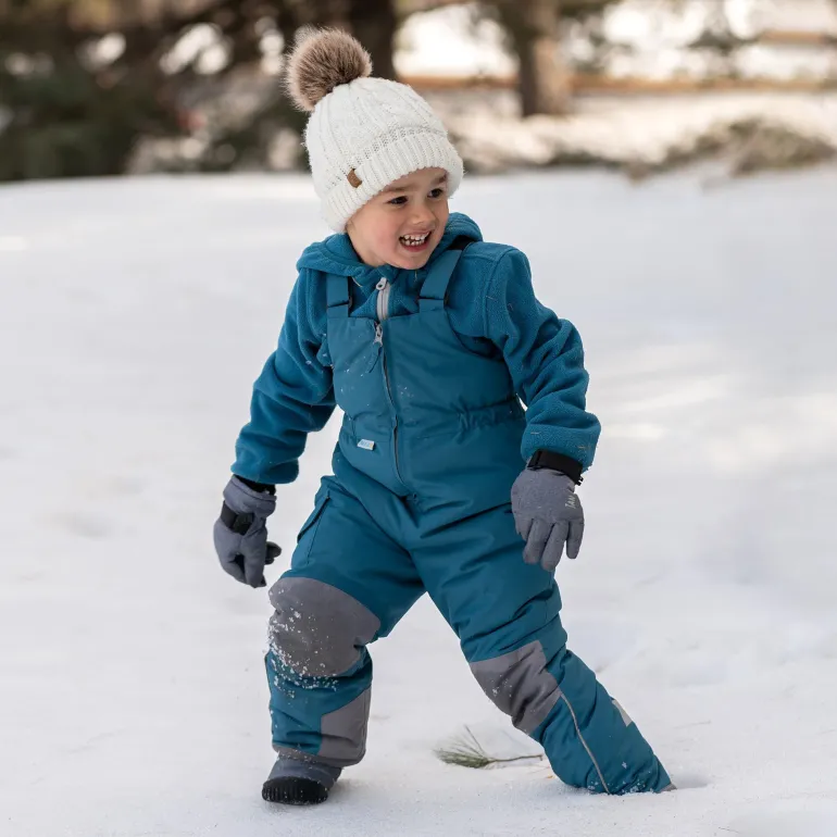 Kids Snow Overalls | Deep Blue