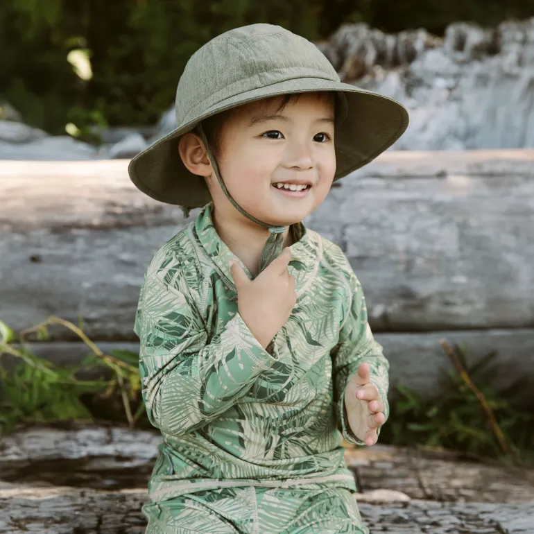 Kids SunLite Hat | Army Green