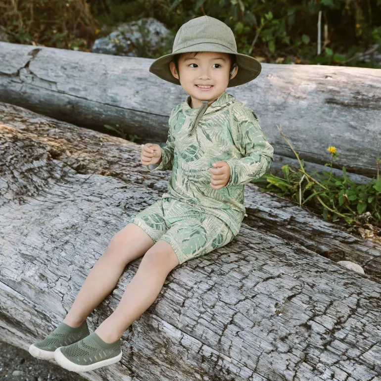 Kids SunLite Hat | Army Green