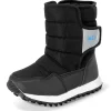 Kids Tall Puffy Winter Boots | Black