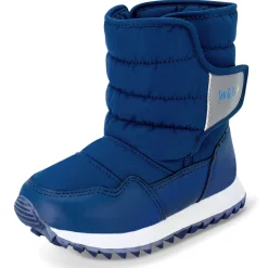 Kids Tall Puffy Winter Boots | Navy