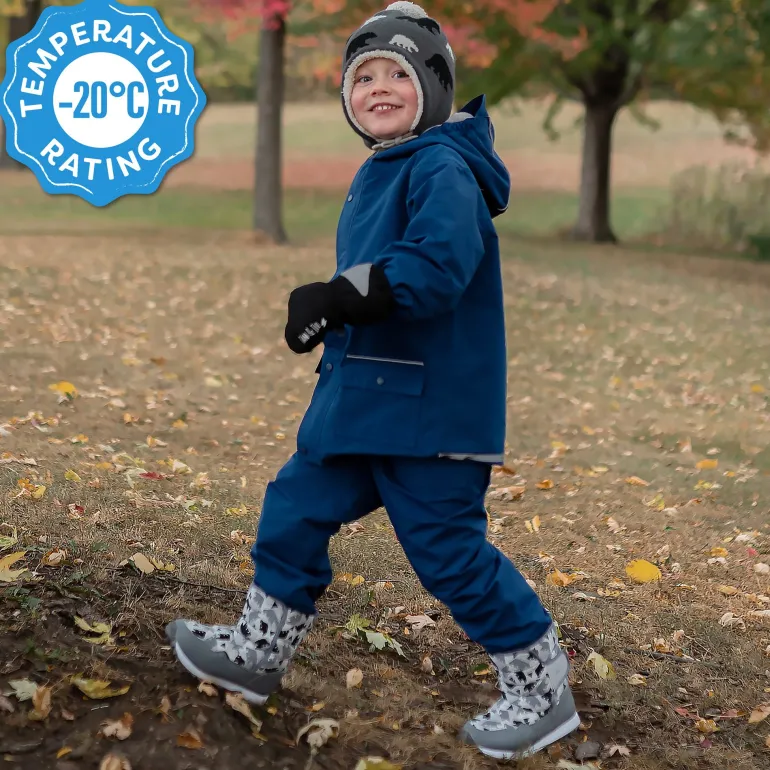 Kids Tall Puffy Winter Boots | Neon Peaks