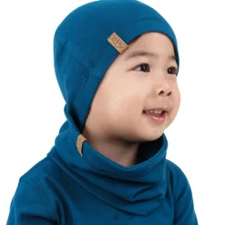 Kids Thermal Beanie Caps | Deep Blue