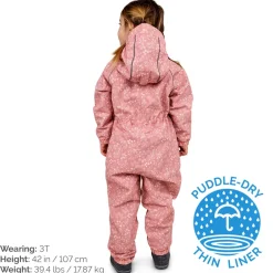 Kids Thin-Lined Rain Suits | Prairie Flowers