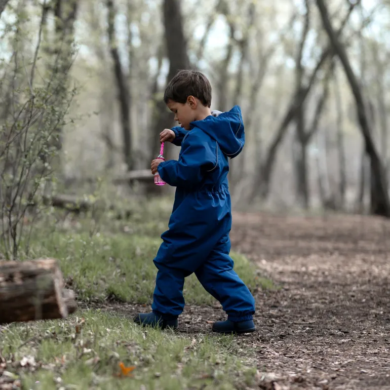 Kids Thin-Lined Rain Suits | Nebula Blue