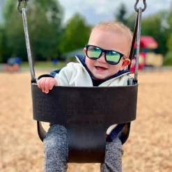 Kids Urban Polarized Sunglasses | Black Aurora