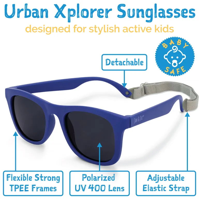Kids Urban Polarized Sunglasses | Navy